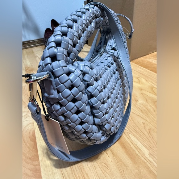 Sincerely Jules Blue Woven Shoulder Bag - Picture 16 of 16